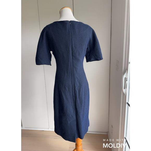 M.M. LaFleur The Susana Dress in Navy Size 2 KNee Length Business Cocktail - Picture 5 of 7